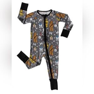 Little Sleepies Disney Star Wars May The Force Be With You Zippy 12-18 Months